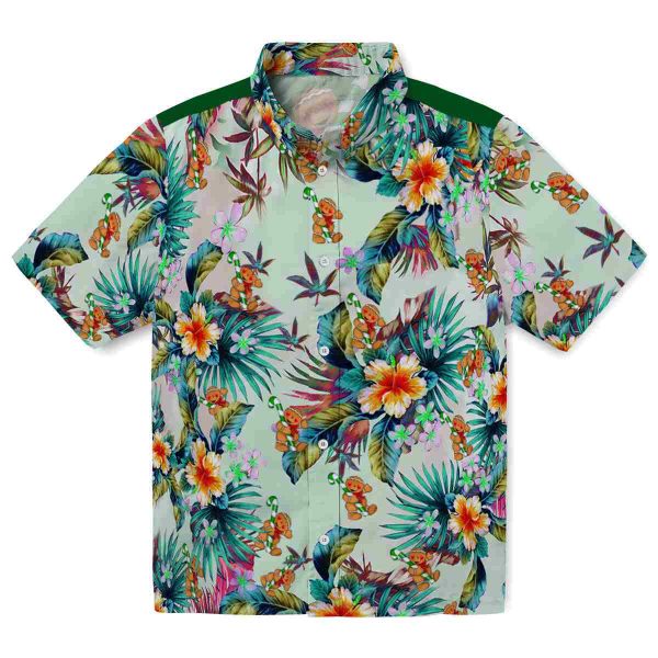 Christmas Tropical Foliage Hawaiian Shirt Best selling