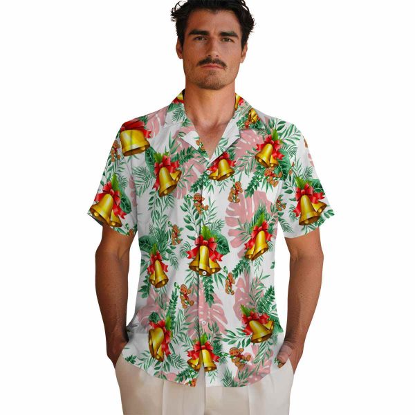 Christmas Tropical Leaves Hawaiian Shirt High quality