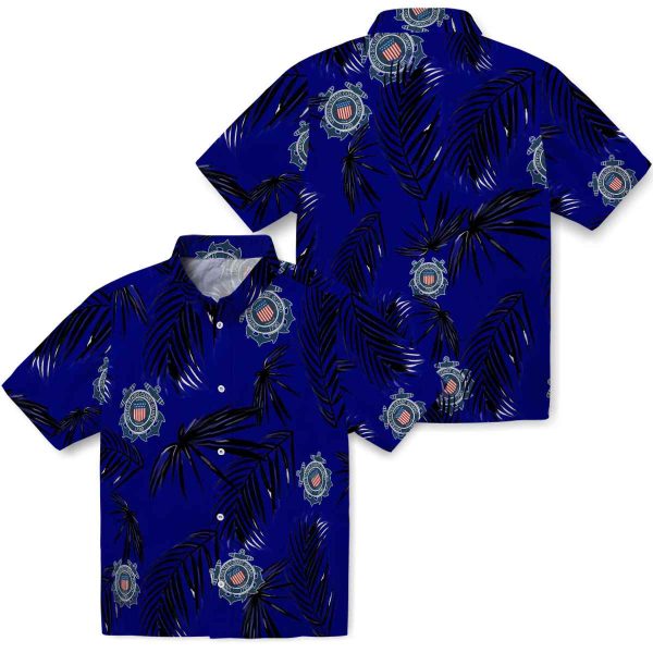 Coast Guard Palm Leaf Hawaiian Shirt Latest Model