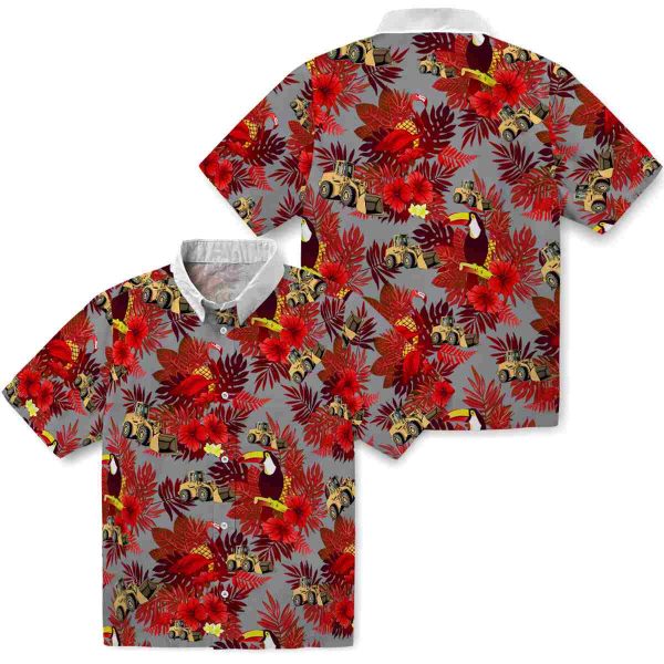 Construction Floral Toucan Hawaiian Shirt Latest Model