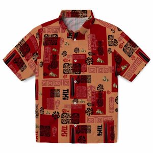 Construction Tribal Symbols Hawaiian Shirt Best selling