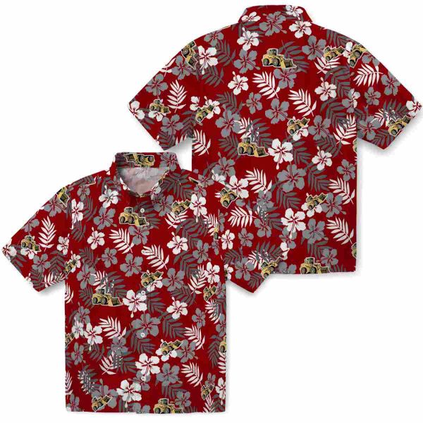 Construction Tropical Floral Hawaiian Shirt Latest Model