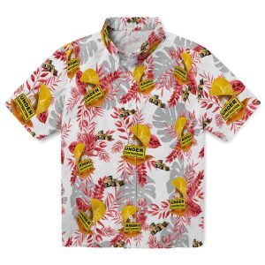 Construction Tropical Leaves Hawaiian Shirt Best selling