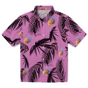 Coral Palm Leaf Hawaiian Shirt Best selling