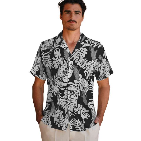 Corn Monstera Leaf Pattern Hawaiian Shirt High quality