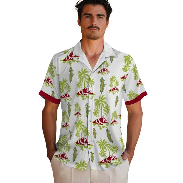 Corn Palm Island Print Hawaiian Shirt High quality