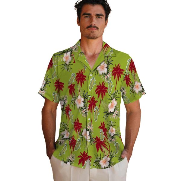 Corn Palm Tree Flower Hawaiian Shirt High quality