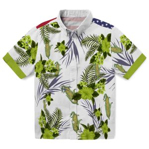 Corn Patriotic Hibiscus Design Hawaiian Shirt Best selling