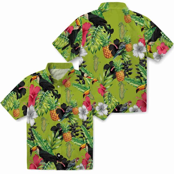 Corn Toucan Hibiscus Pineapple Hawaiian Shirt Latest Model