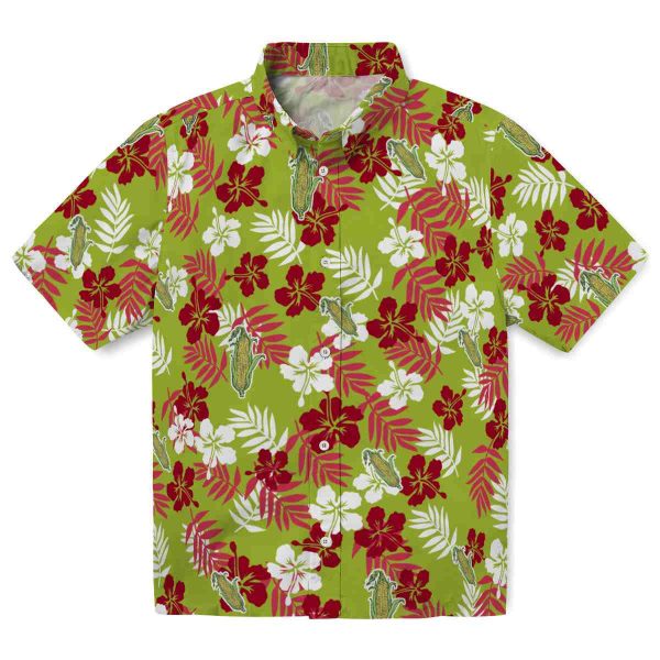 Corn Tropical Floral Hawaiian Shirt Best selling