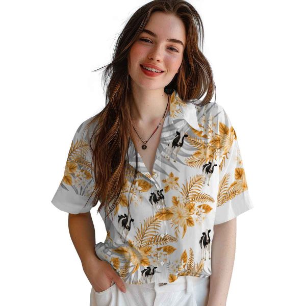 Cow Hibiscus Palm Leaves Hawaiian Shirt Trendy