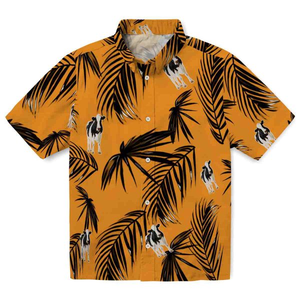 Cow Palm Leaf Hawaiian Shirt Best selling