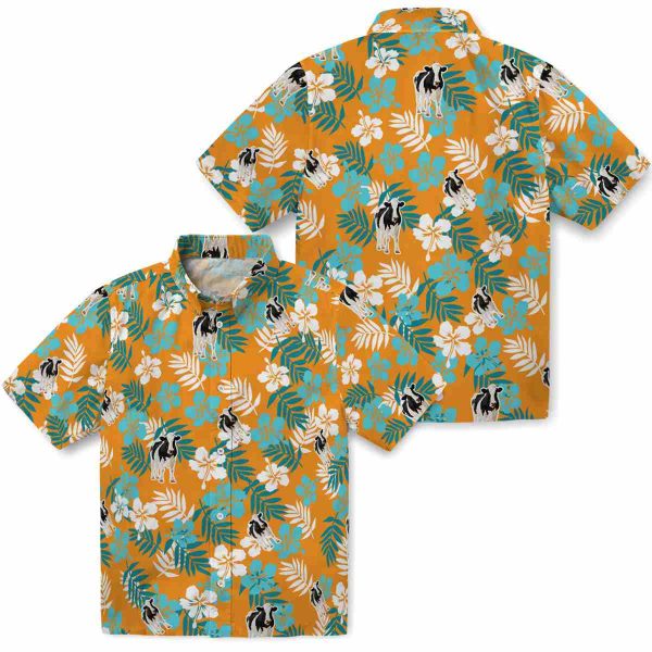 Cow Tropical Floral Hawaiian Shirt Latest Model