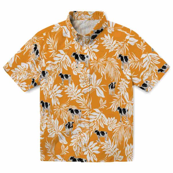 Cow Tropical Leaf Hawaiian Shirt Best selling