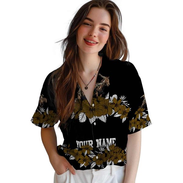 Cowboy Hibiscus Stripe Hawaiian Shirt Trendy