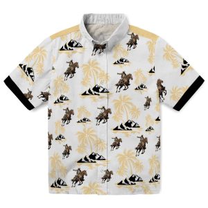 Cowboy Palm Island Print Hawaiian Shirt Best selling