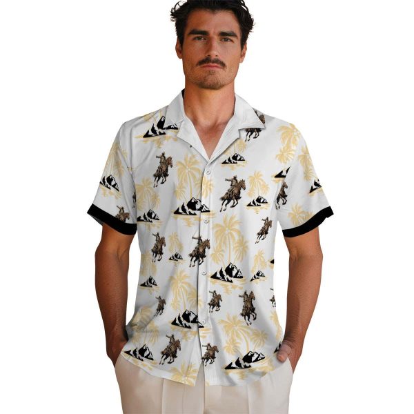 Cowboy Palm Island Print Hawaiian Shirt High quality