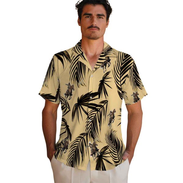 Cowboy Palm Leaf Hawaiian Shirt High quality