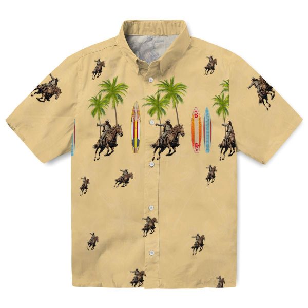 Cowboy Surfboard Palm Hawaiian Shirt Best selling