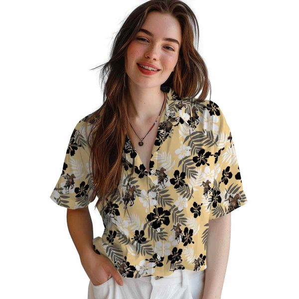 Cowboy Tropical Floral Hawaiian Shirt Trendy