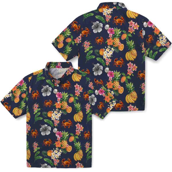 Crab Hibiscus And Fruit Hawaiian Shirt Latest Model