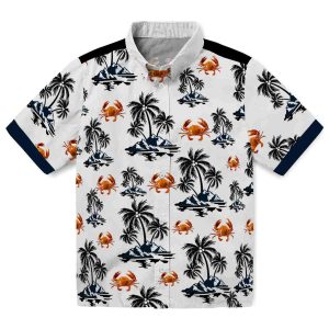 Crab Palm Island Print Hawaiian Shirt Best selling