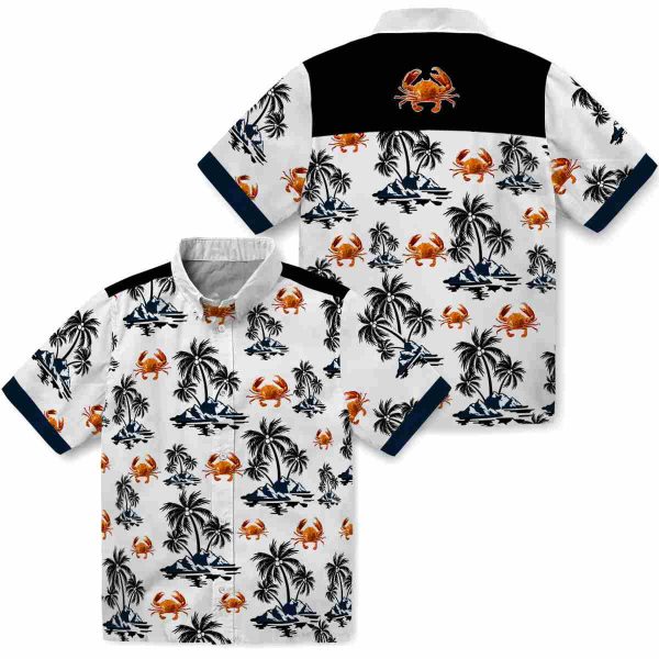 Crab Palm Island Print Hawaiian Shirt Latest Model