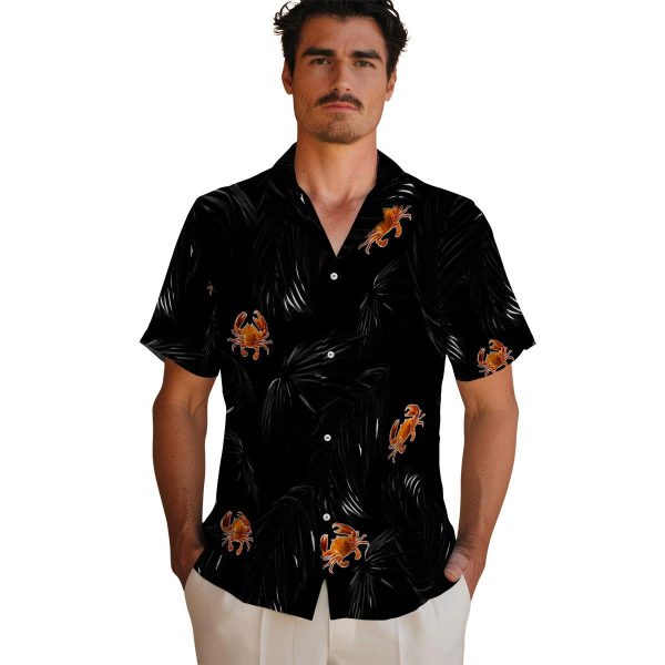 Crab Palm Leaf Hawaiian Shirt High quality