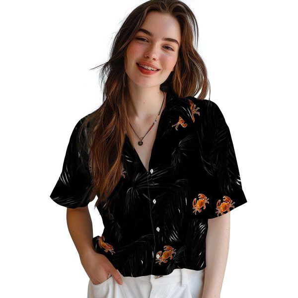 Crab Palm Leaf Hawaiian Shirt Trendy