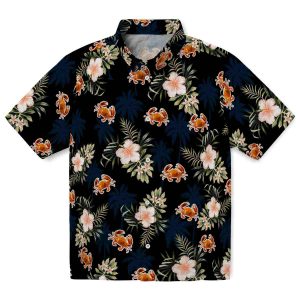 Crab Palm Tree Flower Hawaiian Shirt Best selling