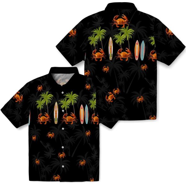 Crab Surfboard Palm Hawaiian Shirt Latest Model