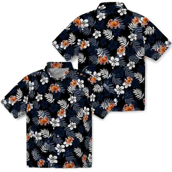 Crab Tropical Floral Hawaiian Shirt Latest Model