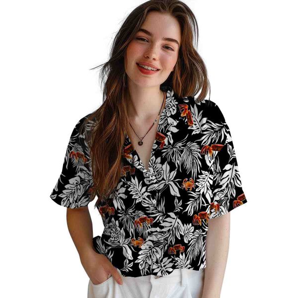 Crab Tropical Leaf Hawaiian Shirt Trendy