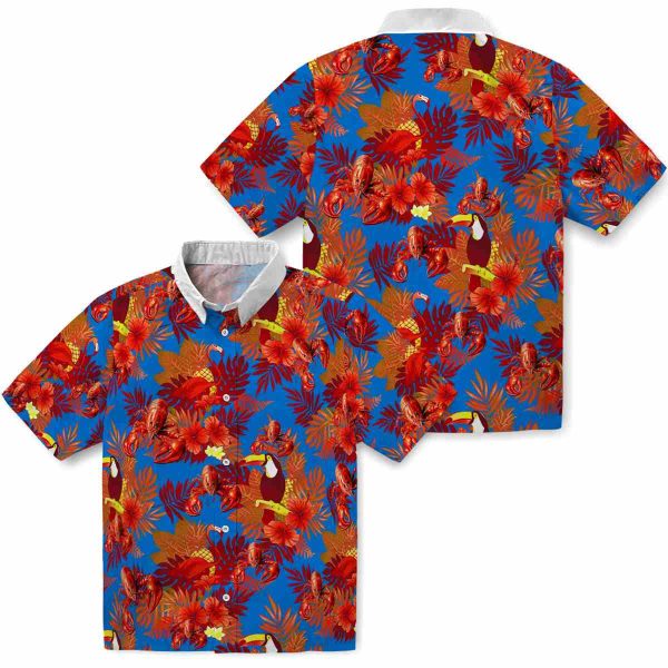 Crawfish Floral Toucan Hawaiian Shirt Latest Model