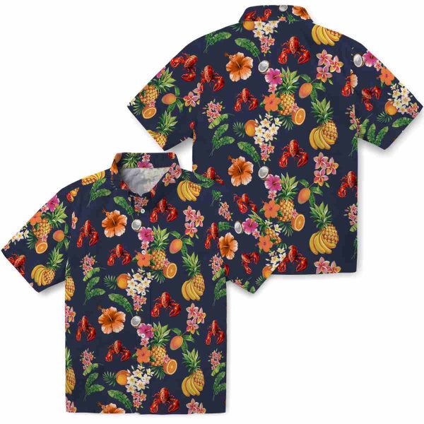 Crawfish Hibiscus And Fruit Hawaiian Shirt Latest Model