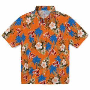 Crawfish Palm Tree Flower Hawaiian Shirt Best selling