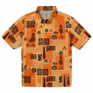 Crawfish Tribal Symbols Hawaiian Shirt Best selling