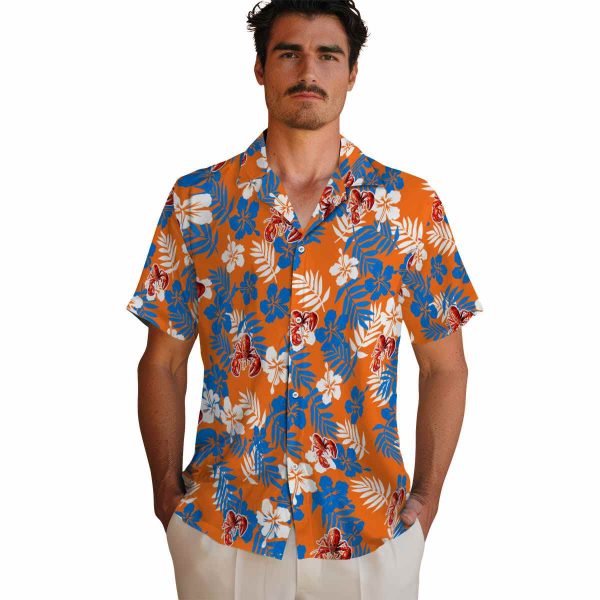 Crawfish Tropical Floral Hawaiian Shirt High quality