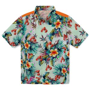 Crawfish Tropical Foliage Hawaiian Shirt Best selling