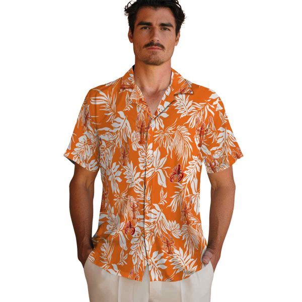 Crawfish Tropical Leaf Hawaiian Shirt High quality