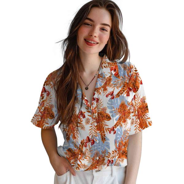 Crawfish Tropical Leaves Hawaiian Shirt Trendy