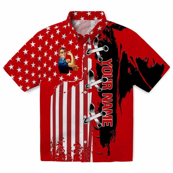 Custom 40s Stitched Flag Hawaiian Shirt Best selling