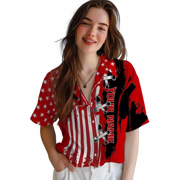 Custom 40s Stitched Flag Hawaiian Shirt Trendy