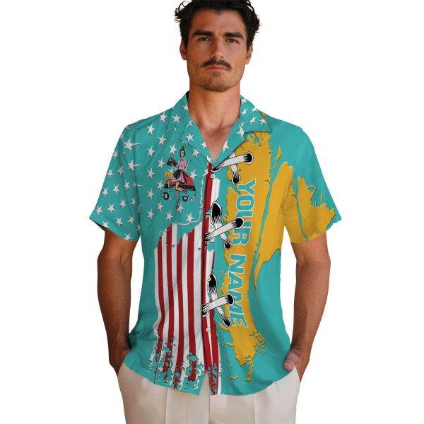 Custom 50s Stitched Flag Hawaiian Shirt High quality 1