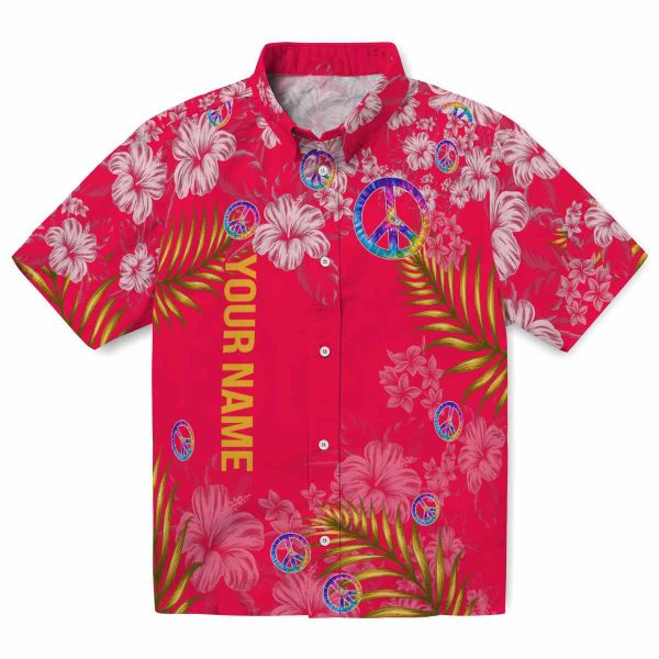 Custom 60s Hibiscus Print Hawaiian Shirt Best selling