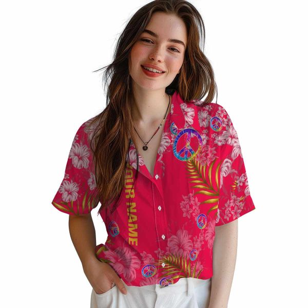 Custom 60s Hibiscus Print Hawaiian Shirt Trendy