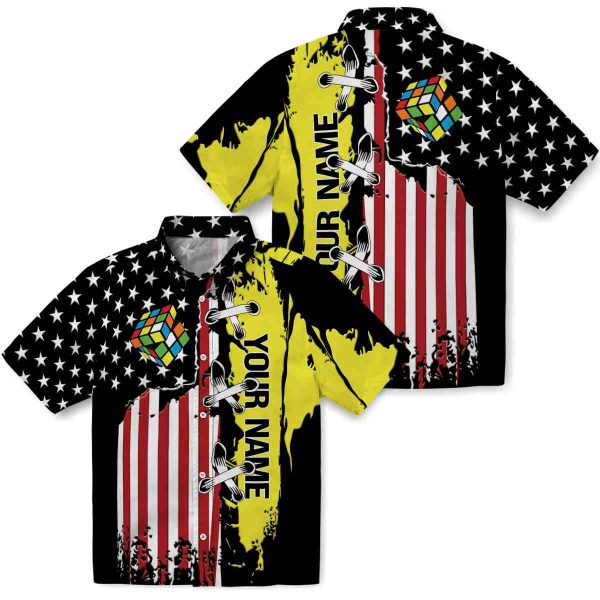 Custom 80s Stitched Flag Hawaiian Shirt Latest Model