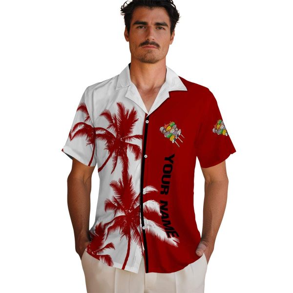 Custom BBQ Palm Trees Hawaiian Shirt High quality