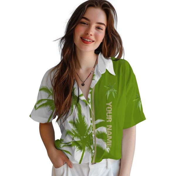 Custom Bamboo Palm Trees Hawaiian Shirt Trendy