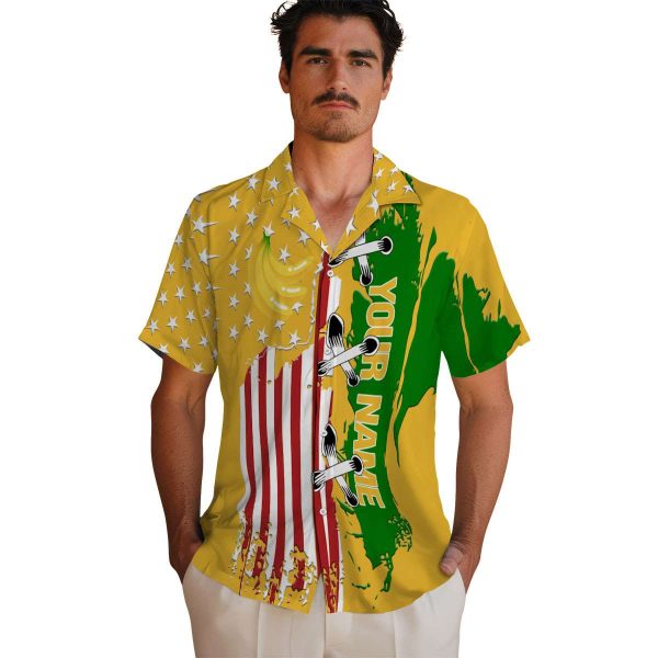 Custom Banana Stitched Flag Hawaiian Shirt High quality